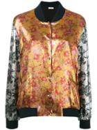 Roseanna - Lamé Bomber Jacket - Women - Silk/cotton/polyester/spandex/elastane - 36, Silk/cotton/polyester/spandex/elastane