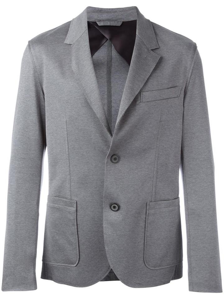 Lanvin Button Up Blazer - Grey