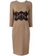 P.a.r.o.s.h. 'laki' Dress, Women's, Size: Xl, Nude/neutrals, Polyamide/spandex/elastane/wool