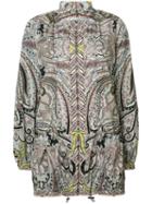 Etro Elasticated Cuffs Zipped Jacket, Women's, Size: 42, Polyester/polyimide
