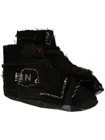 Heikki Salonen Patch Bootie Slippers
