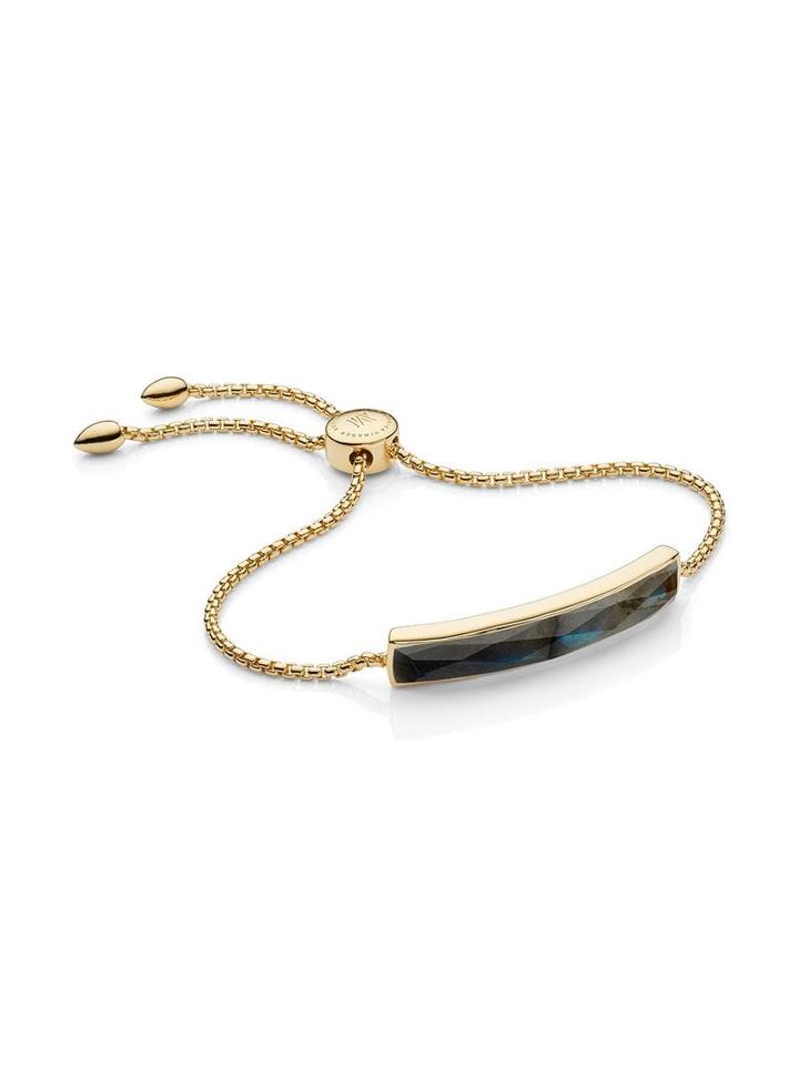 Monica Vinader Baja Labradorite Bracelet - Gold