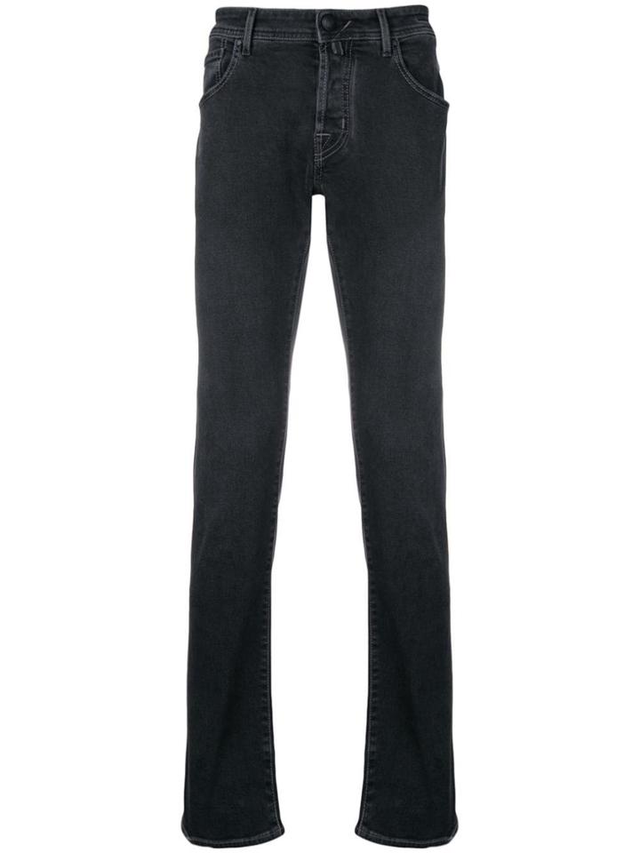 Jacob Cohen Faded Slim-fit Jeans - Black