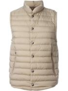 Moncler Padded Gilet, Men's, Size: 5, Nude/neutrals, Polyamide/goose Down/feather