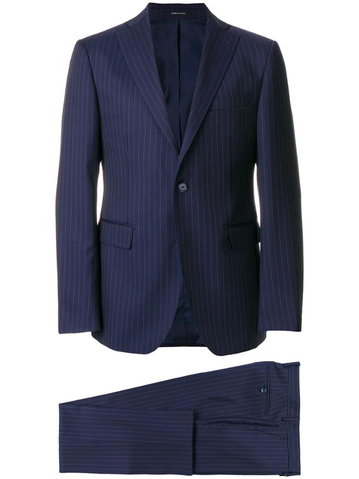 Tagliatore Single Breasted Suit - Blue