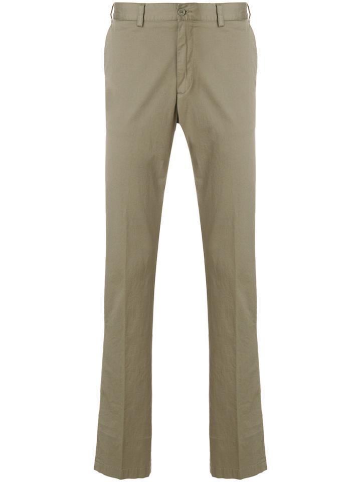 Paul & Shark Tailored Fitted Trousers - Green