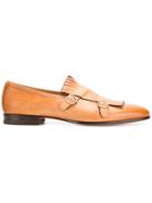 Santoni Classic Buckled Loafers - Brown