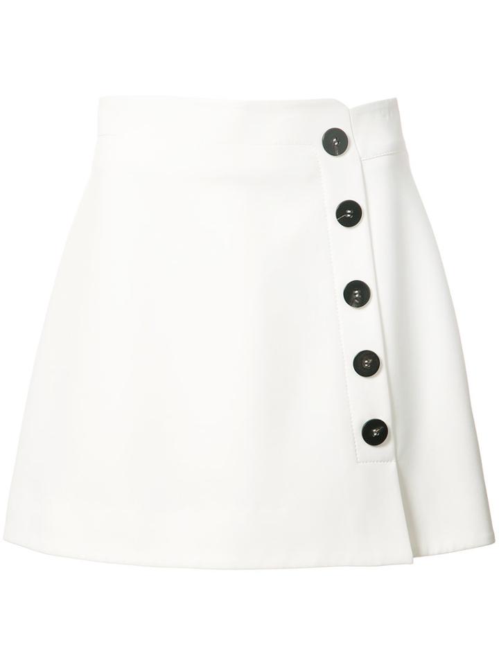 Misha Nonoo - Austen Skirt - Women - Polyester/spandex/elastane - L, White, Polyester/spandex/elastane