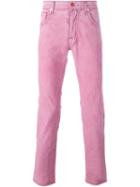 Jacob Cohen Slim Fit Jeans, Men's, Size: 38, Pink/purple, Cotton/spandex/elastane