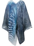 Pleats Please By Issey Miyake - Pleated Tunic - Women - Polyester - One Size, Women's, Blue, Polyester