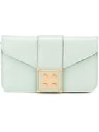 Manurina Gala Clutch, Women's, Green, Calf Leather