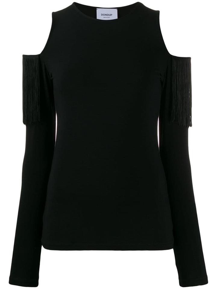 Dondup Cold Shoulder Jumper - Black