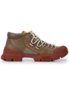 Gucci Lace-up Hiking Sneakers - Brown