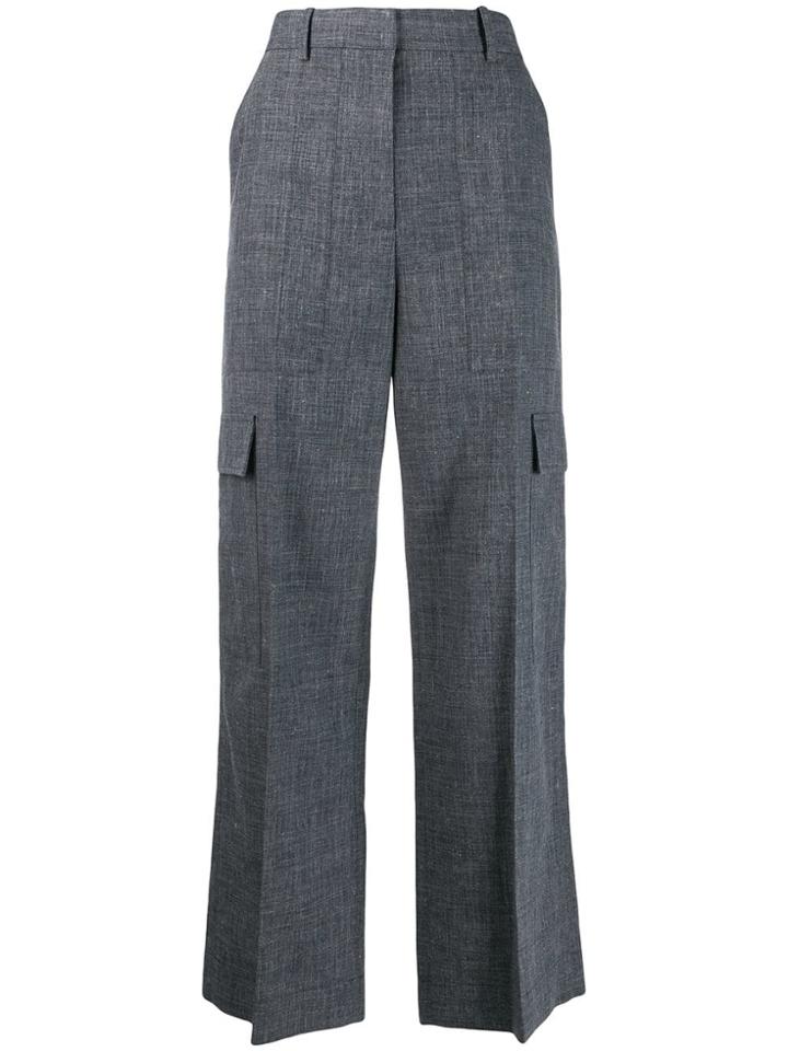 Ports 1961 Straight-leg Cargo Trousers - Blue