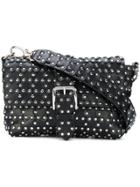 Red Valentino Flower Puzzle Shoulder Bag - Black