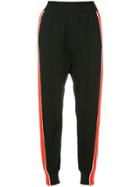 P.e Nation Side Stripe Track Trousers - Black