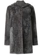 Drome Hooded Coat - Grey