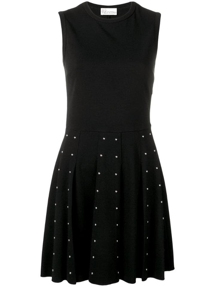 Red Valentino Studded Mini Dress - Black