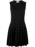 Red Valentino Studded Mini Dress - Black