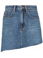 Ksubi Sloane Asymmetric Denim Skirt - Blue