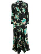 Sandro Paris Floral Print Dress - Black