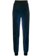 Sonia Rykiel Striped Straight-leg Trousers - Blue