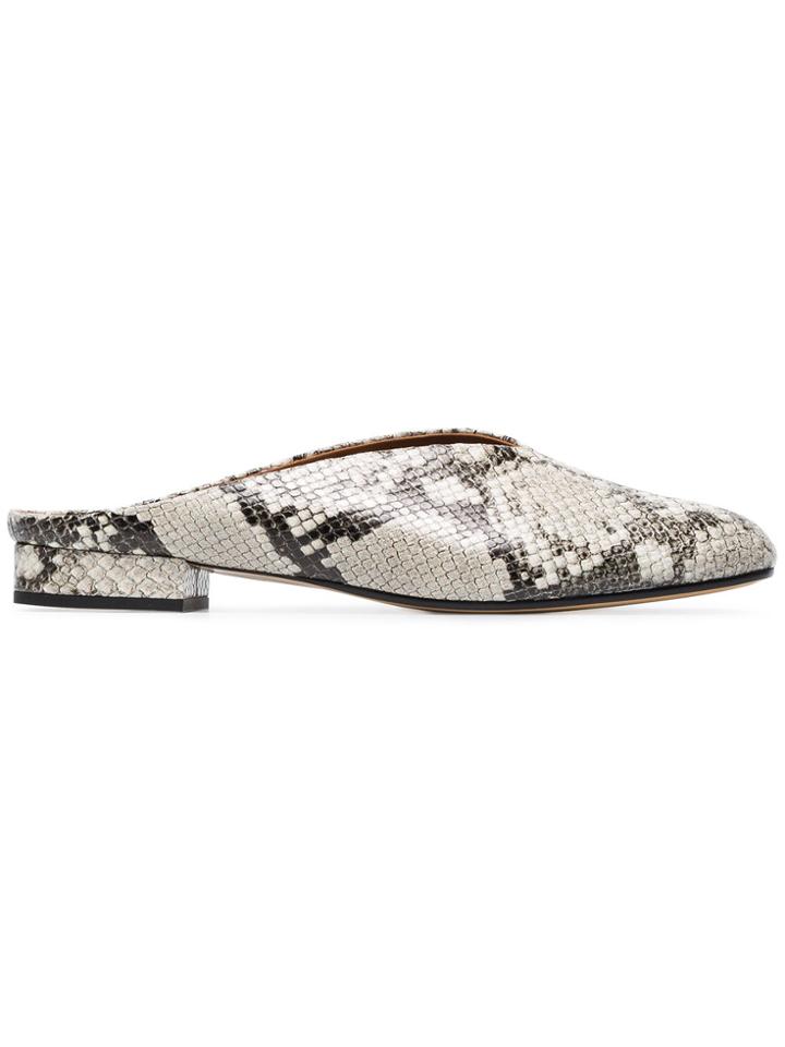 Atp Atelier Snake Albi 20 Mules - Grey