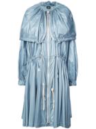 Calvin Klein 205w39nyc Drawstring Midi Coat - Blue