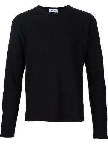 Pieter Crew Neck Sweatshirt, Men's, Size: Small, Black, Wool