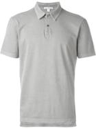 James Perse Classic Polo Shirt, Men's, Size: 4, Grey, Supima Cotton