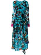 Preen By Thornton Bregazzi Iris Dress - Blue