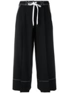 Alexander Wang Stitch Detailed Culottes, Women's, Size: 4, Black, Polyester/spandex/elastane/virgin Wool