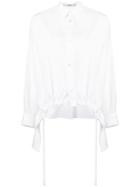 Ujoh Drawstring Shirt - White