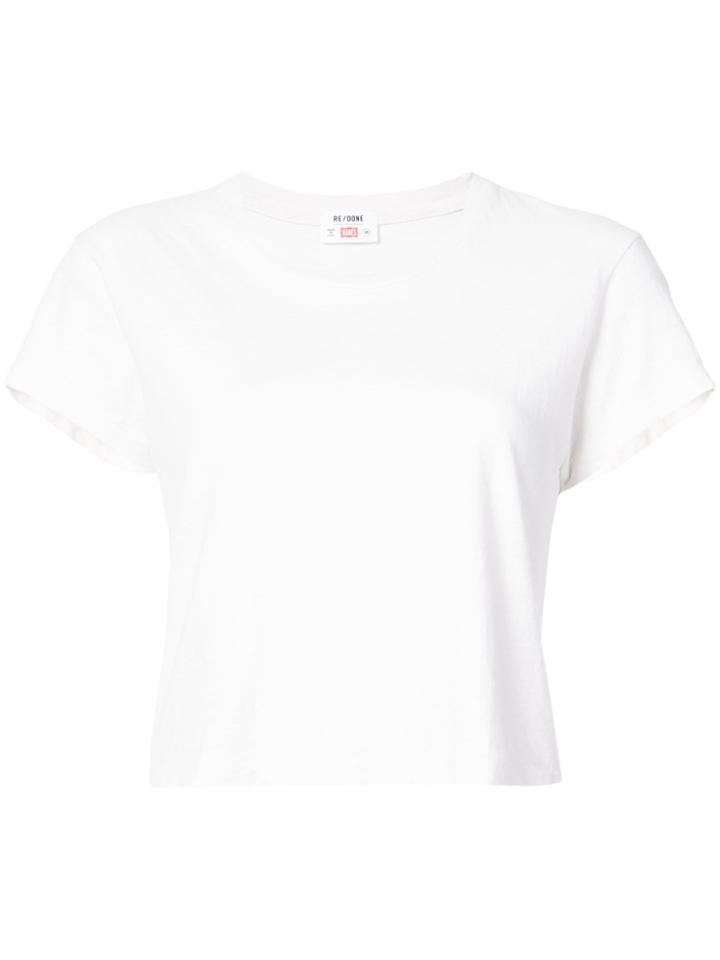 Re/done 1950s Boxy T-shirt - White