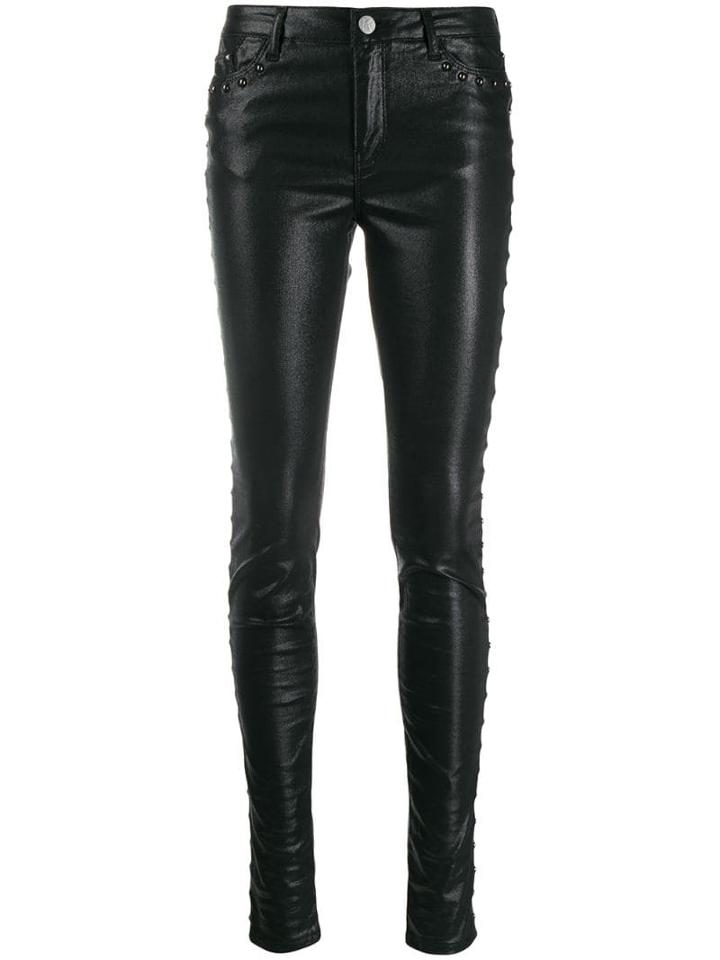Karl Lagerfeld Studded Skinny Trousers - Black