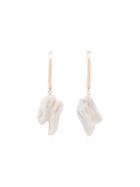 Loren Stewart 14kt Gold Pearl-embellished Drop Earrings