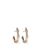 Sophie Bille Brahe 18kt Yellow Gold Diamond Open Hoops