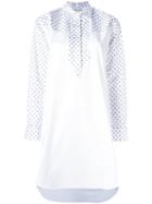 Rosetta Getty Western Tunic Shirt, Size: Small, White, Cotton