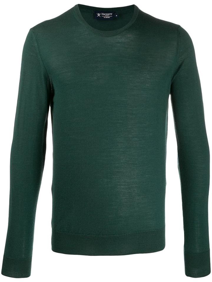 Hackett Round Neck Jumper - Green