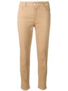 Twin-set Cropped Skinny Trousers - Neutrals