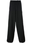 Société Anonyme Wide Smoking Trousers, Adult Unisex, Size: Xl, Black, Wool
