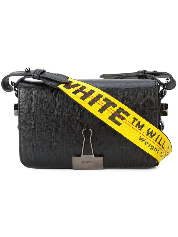 Off-white Binder Clip Mini Bag - Black