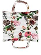 Y/project Accordion Floral Print Bag - White