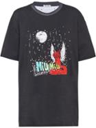 Miu Miu X Eri Wakiyama Fantasy Print T-shirt - Black