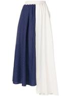 Walk Of Shame Bicolour Skirt - Blue