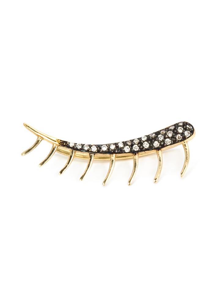 Ileana Makri 'eyelash' Diamond Ear Cuff