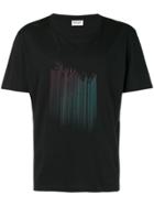 Saint Laurent Gradient Logo Print T-shirt - Black