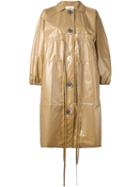 Ports 1961 Single Breasted Coat, Women's, Size: 40, Nude/neutrals, Cotton/polyurethane
