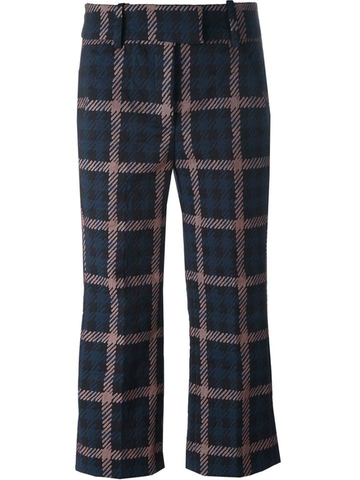 Dondup 'ivy' Trousers, Women's, Size: 44, Blue, Cotton/polyamide/spandex/elastane/viscose