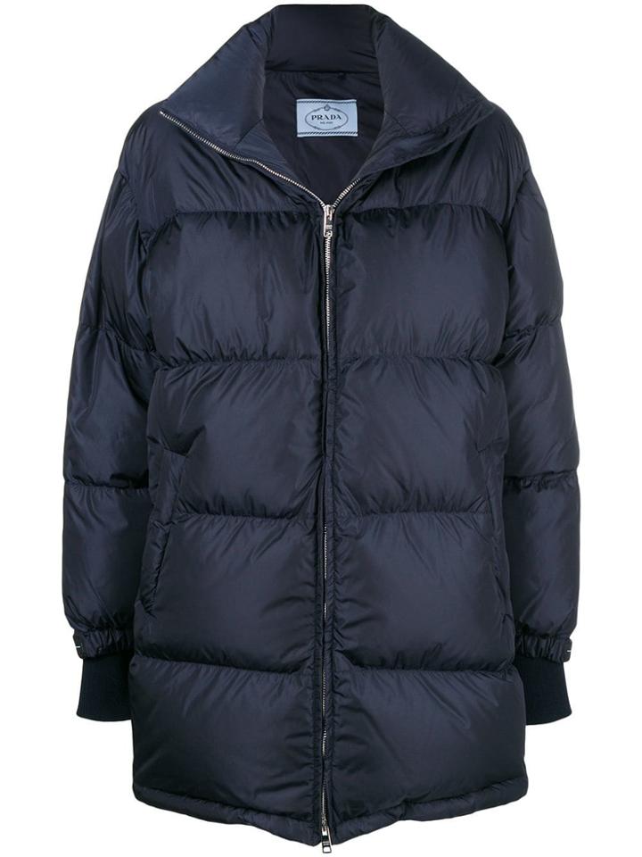 Prada Shell Puffer Jacket - Blue